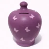 koumparas-butterflies-kliklis.gr-kou017-mov Κεραμικός Κουμπαράς με Πεταλούδες – Χειροποίητος