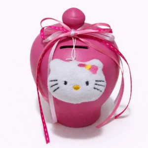 Κεραμικός Κουμπαράς Hello Kitty – Χειροποίητος
