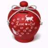 koumparas-love-cat-kliklis.gr-kou012-red Κεραμικός Κουμπαράς “Love of a Cat” – Χειροποίητος για Λάτρεις της Γάτας