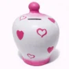 koumparas-love-stories-kliklis.gr-kou009-heart Κεραμικός Κουμπαράς “Soft Pink” – Χειροποίητος με Ροζ Λεπτομέρειες