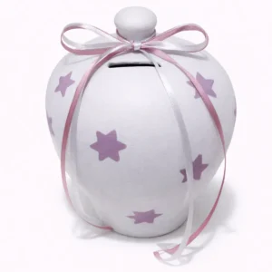 koumparas-star-wishes-kliklis.gr-kou008-mov Κεραμικός Κουμπαράς “Star Wishes” – Χειροποίητος με Αστεράκια σε Παστέλ Αποχρώσεις