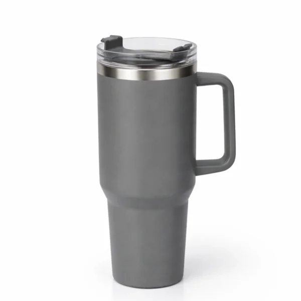 Ποτήρι Θερμός Γίγας με Λαβή & Καλαμάκι 1200ml – Homie