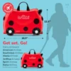 Παιδική Βαλίτσα Ride-On Harley the Ladybird – Trunki