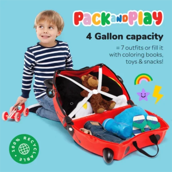 Παιδική Βαλίτσα Ride-On Harley the Ladybird – Trunki