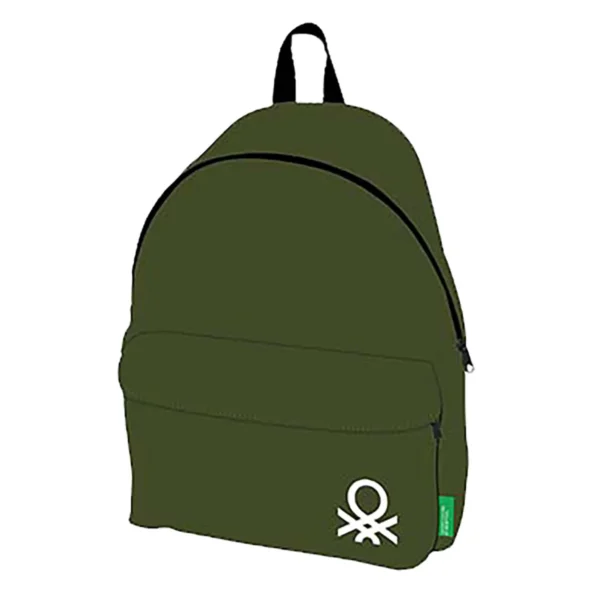 sakidio-united-colors-xaki-monoxromo-bag50-2480-kliklis.gr Εφηβική Τσάντα Πλάτης United Colors of Benetton – Ανατομική Πλάτη | Επιλογή Χρώματος