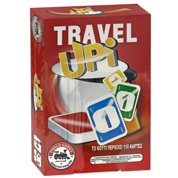 Upi Travel – Επιτραπέζιο Παιχνίδι Ταξιδιού για Παρέα & Οικογένεια