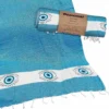 Πετσέτα Θαλάσσης Pestemal με Σχέδιο Ματάκια 90x180cm – Γαλάζια & Μπλε
