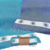 Πετσέτα Θαλάσσης Pestemal με Σχέδιο Ματάκια 90x180cm – Γαλάζια & Μπλε