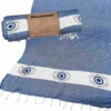 Πετσέτα Θαλάσσης Pestemal με Σχέδιο Ματάκια 90x180cm – Γαλάζια & Μπλε
