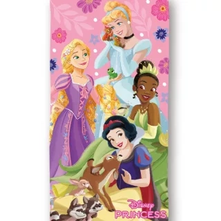 Παιδική Πετσέτα Θαλάσσης Microfiber Disney Princess Floral Fast Dry 70x140cm